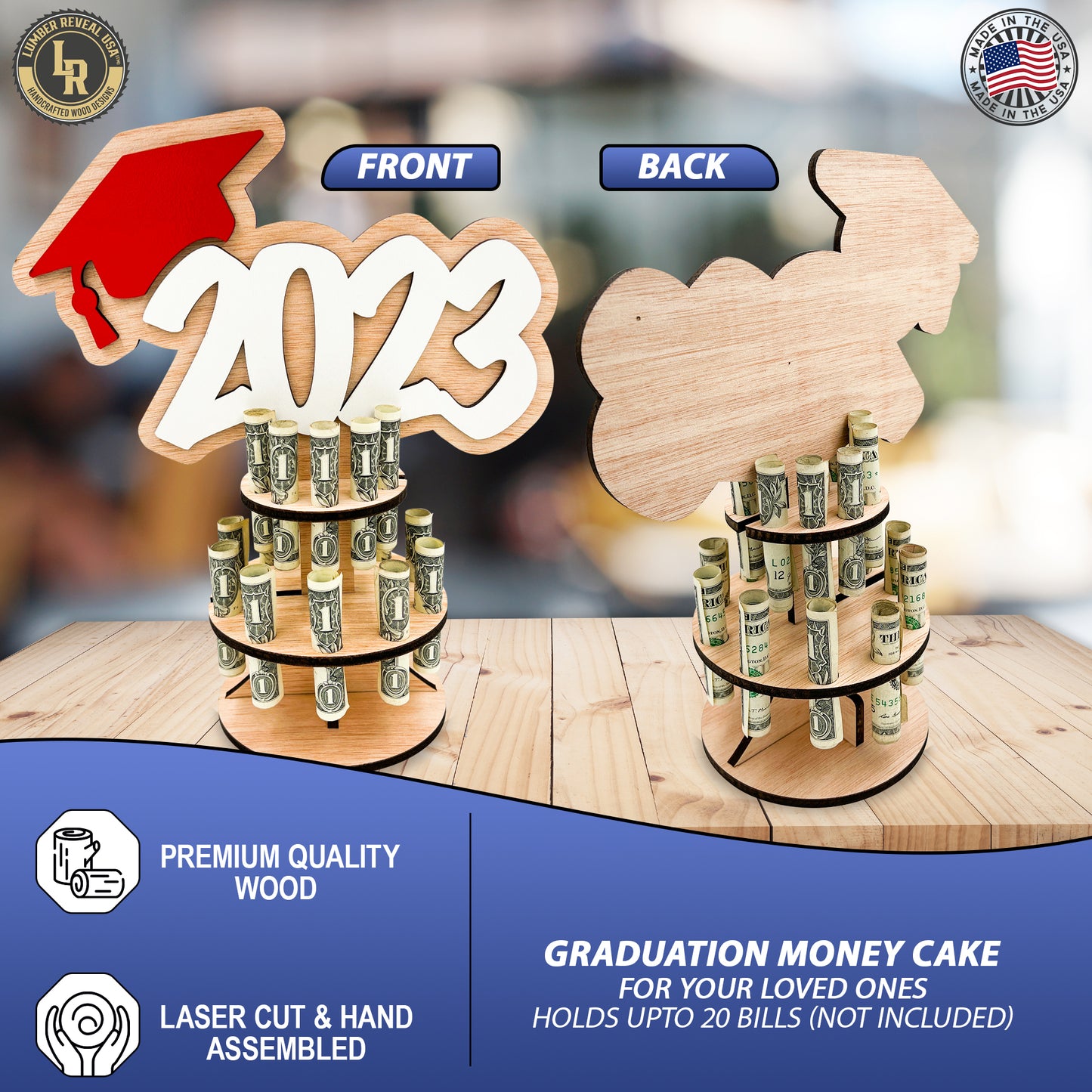 Personalized Money Holder for Cash Gift to Celebrate Graduation or Birthday