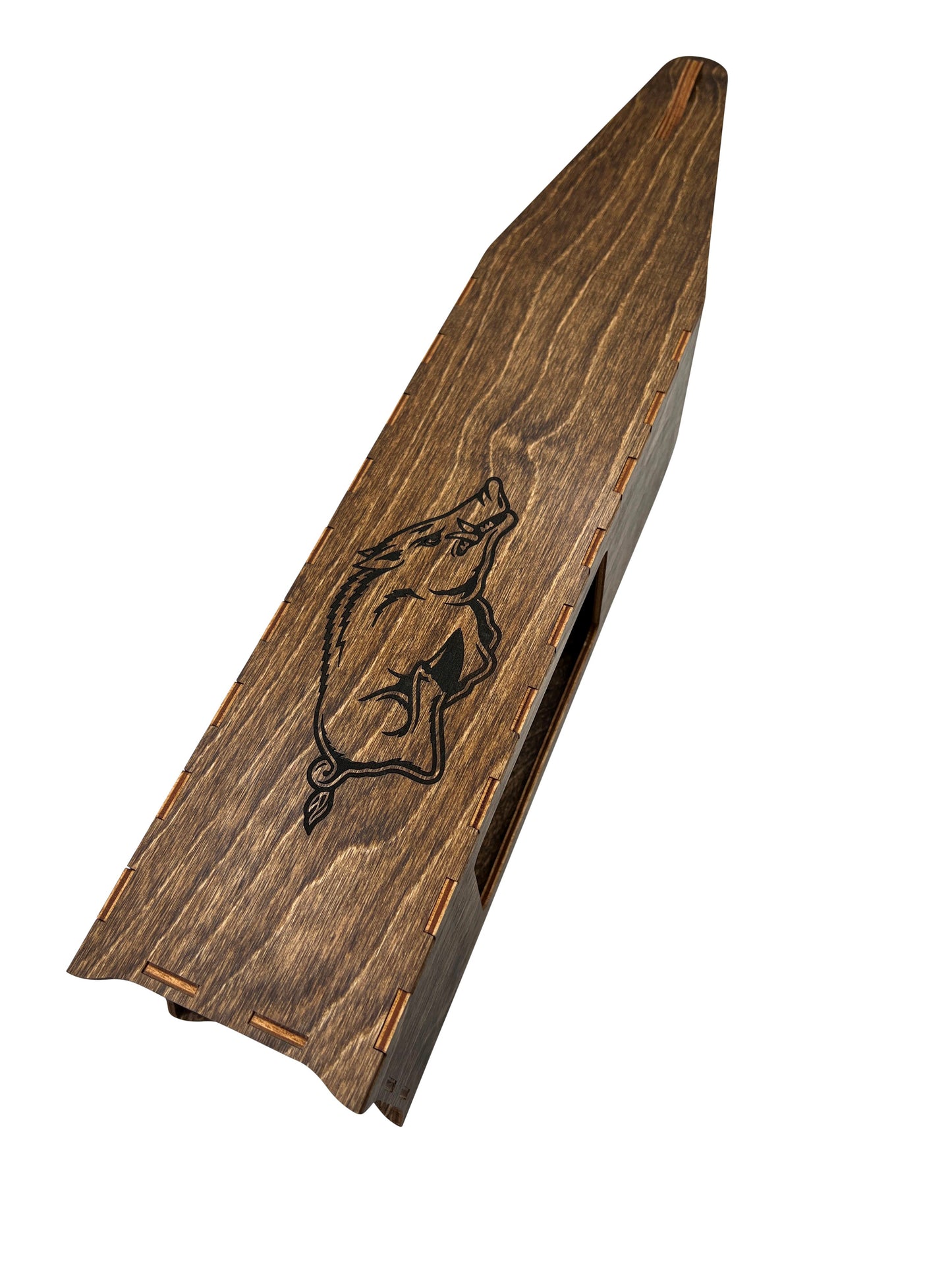 Custom Wooden Wine Bottle Holder Party & Celebration Lumber Reveal USA