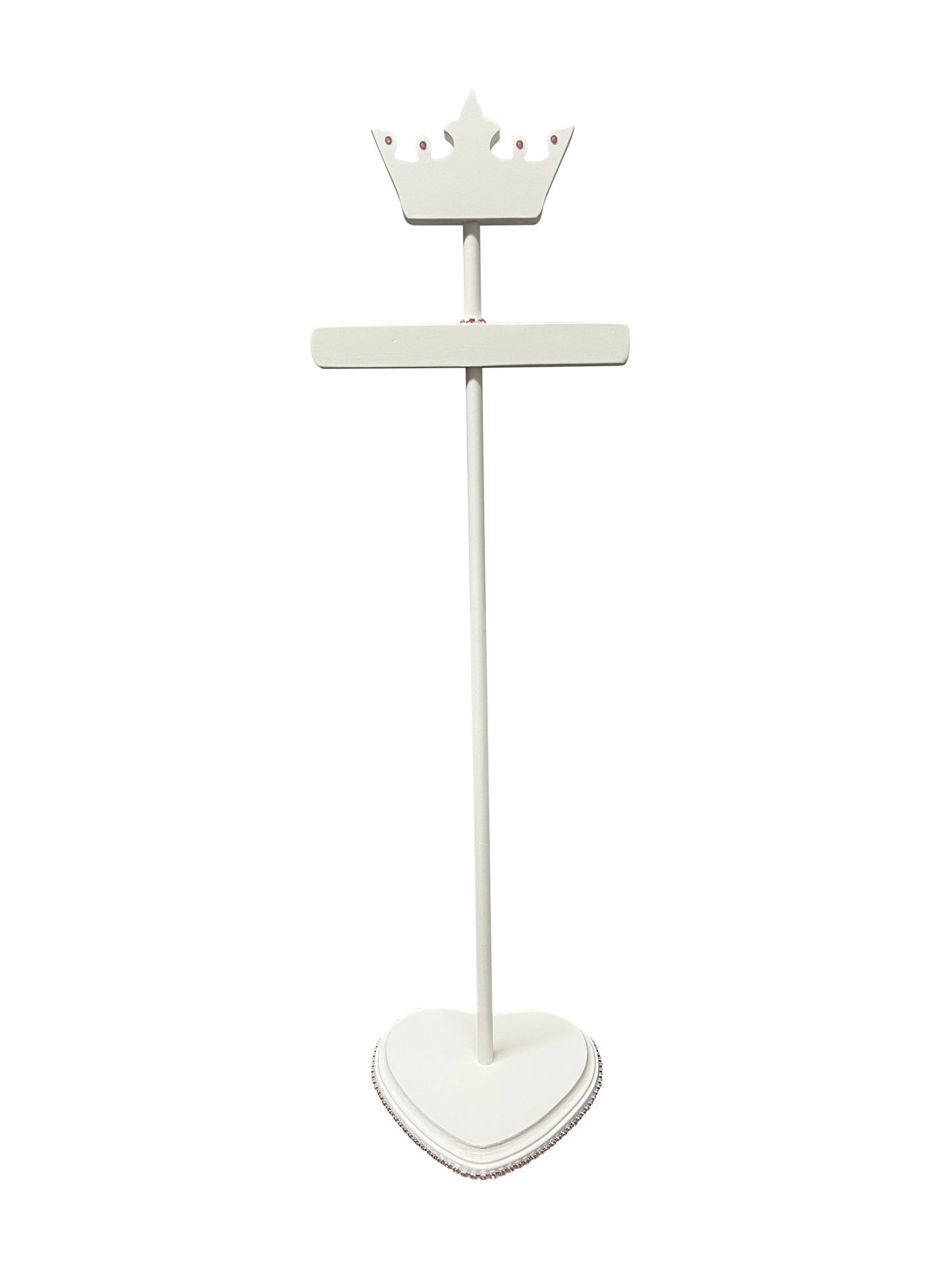 Flower Baby Shower Centerpiece - Dress Hanger Apparel & Accessories lumberlabusa White Crown
