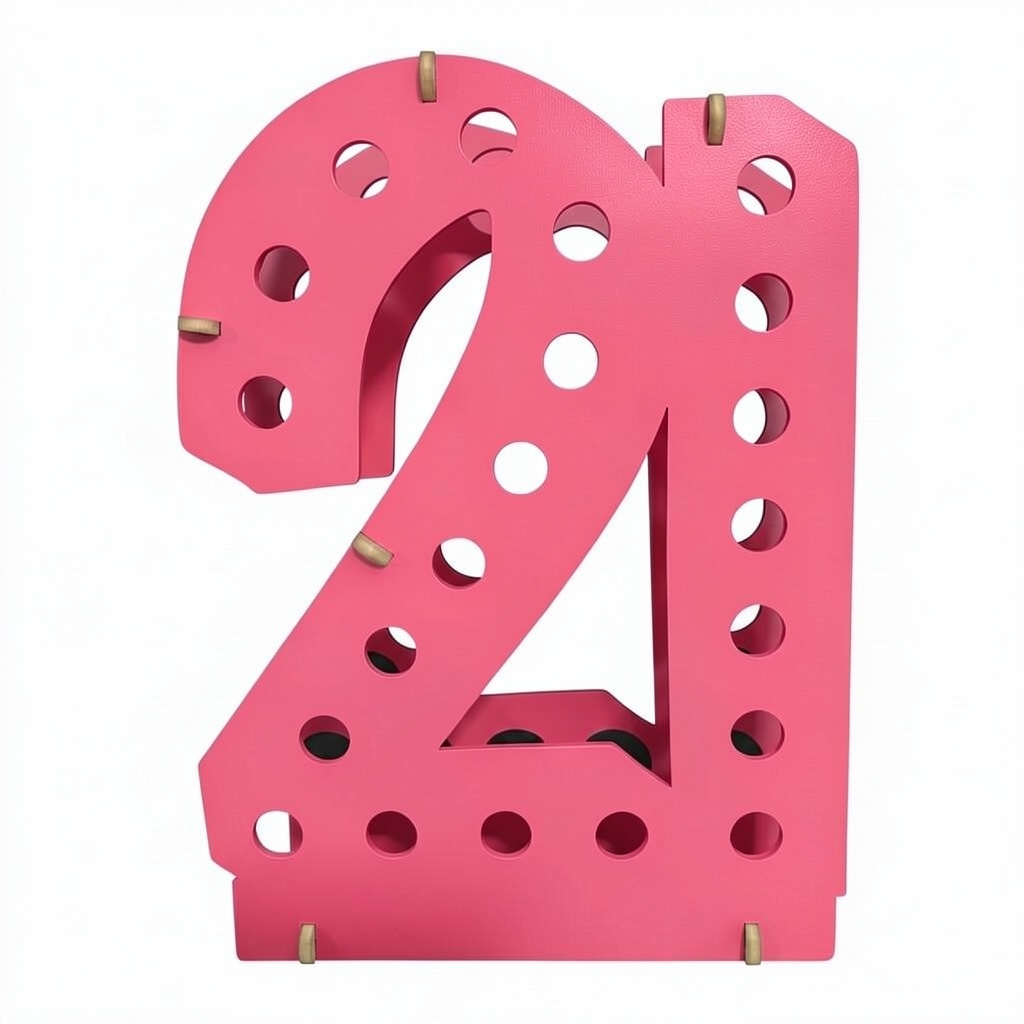 Personalized 21st Birthday Shot Bottle Holder | Holds 21 Mini Liquor Bottles