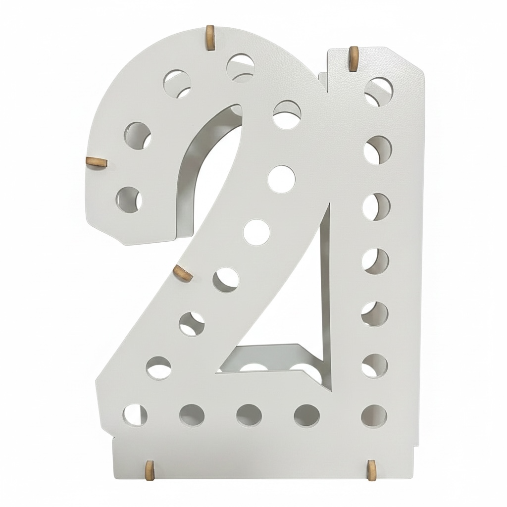 Personalized 21st Birthday Shot Bottle Holder | Holds 21 Mini Liquor Bottles