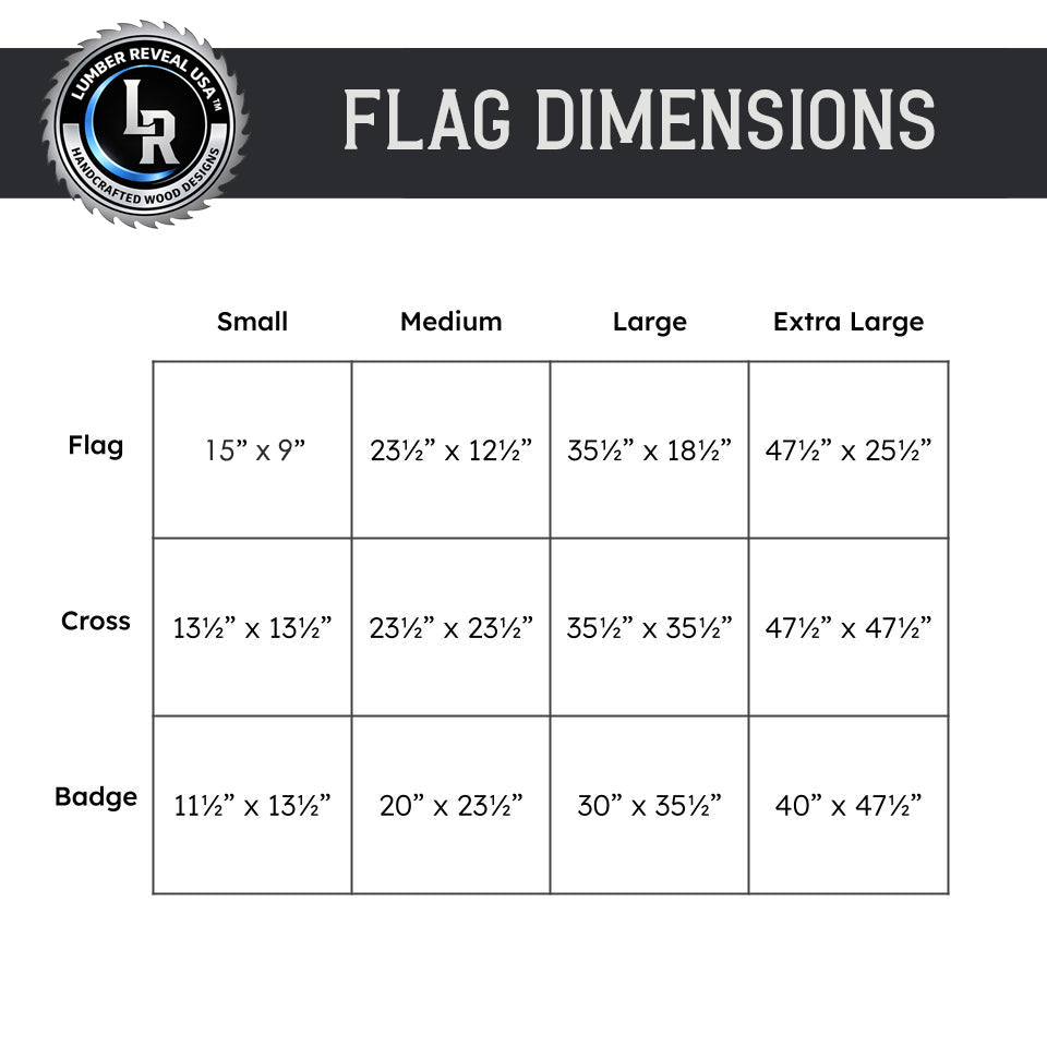 Personalized Wooden Thin Blue Line Flag | Police Retirement Gift