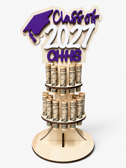 2027 Graduation Money Holder | Personalized Graduation Gift | Graduation Party Decor