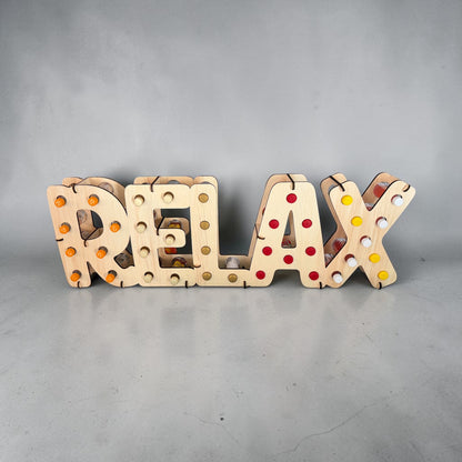 Custom Letters Mini Liquor Bottle Holder - Any Length