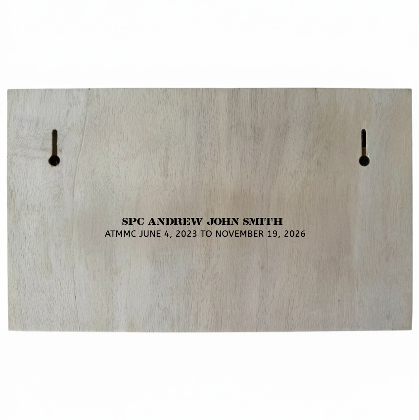 Thank You for Your Service Military Plaque | Personalized Thank You For Soldiers & Veterans