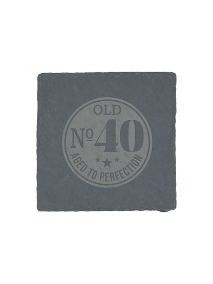 Custom Slate Coasters - Set of 4 Plus Holder