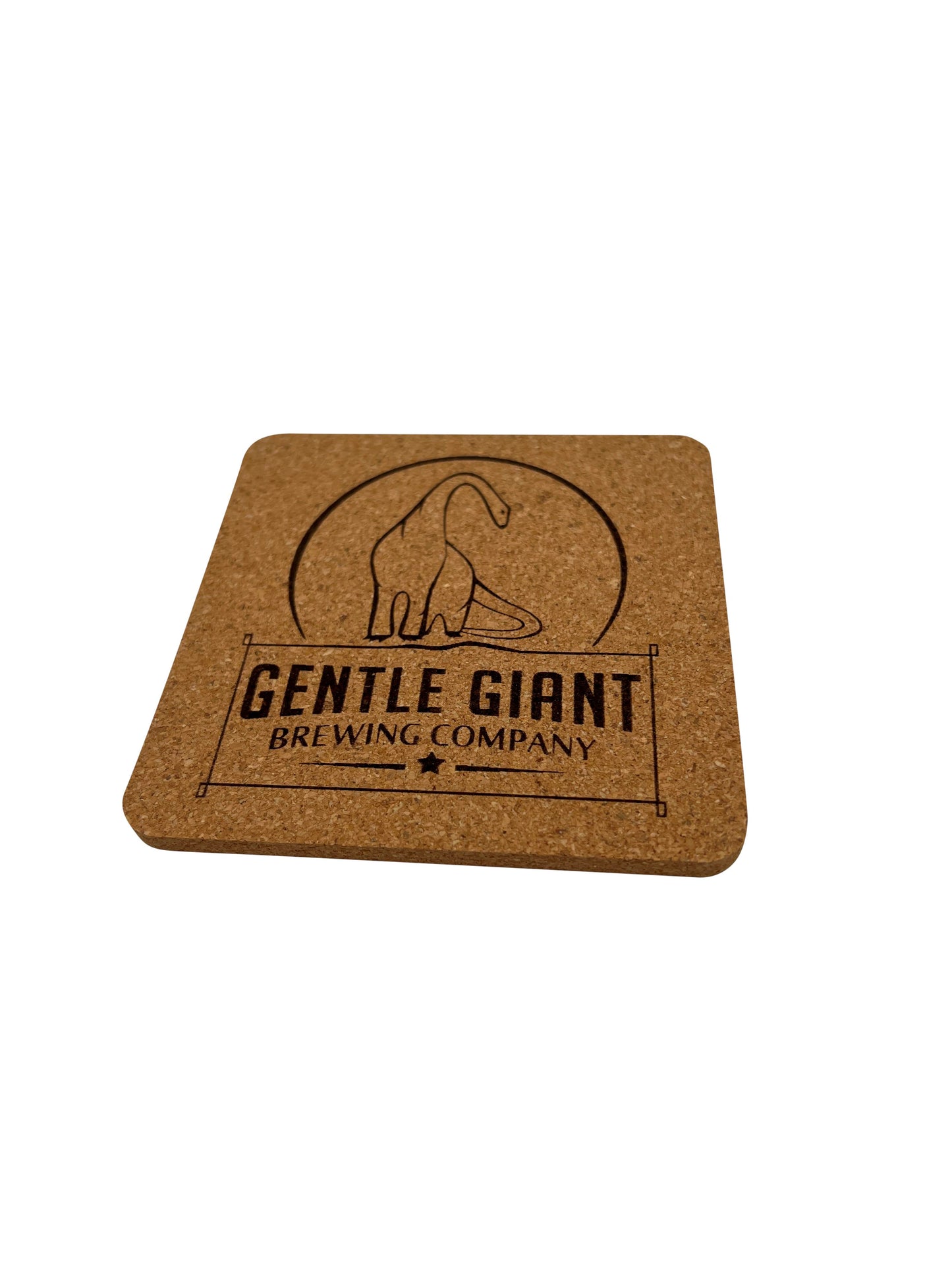 Custom Coaster - Made from Cork - Set of 4 Plus Holder Bar Accessories Lumber Reveal USA 