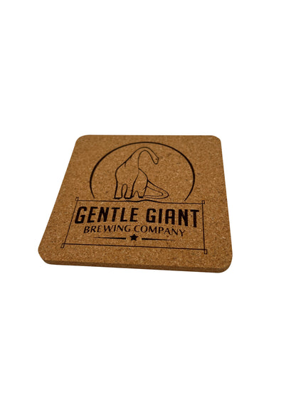 Custom Coaster - Made from Cork - Set of 4 Plus Holder Bar Accessories Lumber Reveal USA 
