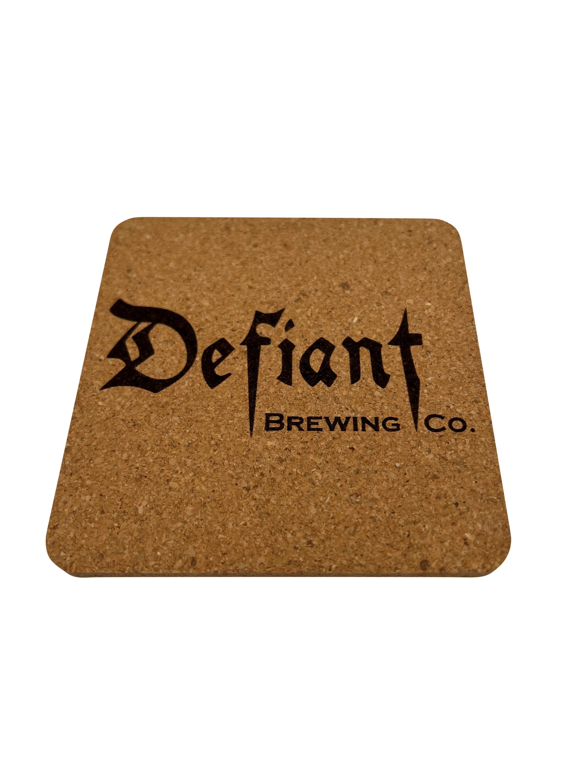 Custom Coaster - Made from Cork - Set of 4 Plus Holder Bar Accessories Lumber Reveal USA 