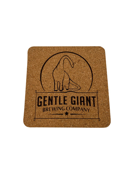 Custom Coaster - Made from Cork - Set of 4 Plus Holder Bar Accessories Lumber Reveal USA 