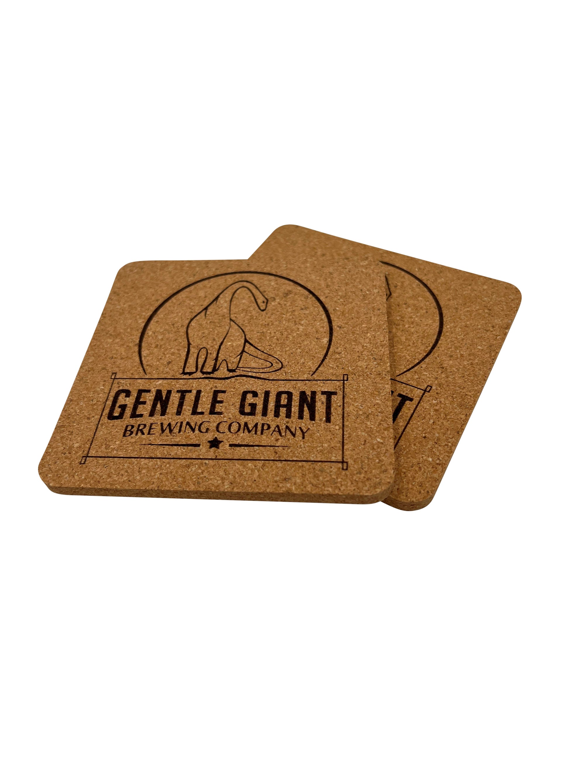Custom Coaster - Made from Cork - Set of 4 Plus Holder Bar Accessories Lumber Reveal USA 