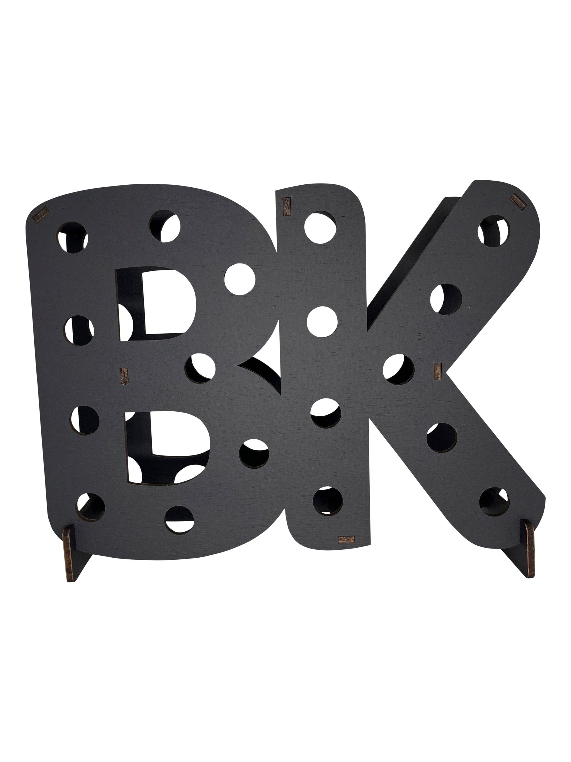 Custom Letters Mini Bottle Holder - 4 Digit Max Party & Celebration Lumber Reveal USA 