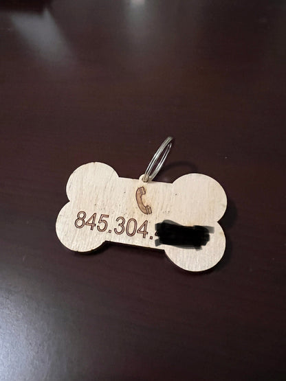 Dog Tag - Custom Pet ID Tags Lumber Lab USA 