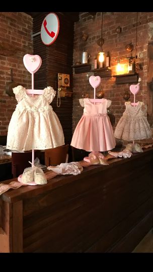 Flower Baby Shower Centerpiece - Dress Hanger Apparel & Accessories lumberlabusa Pink Crown 